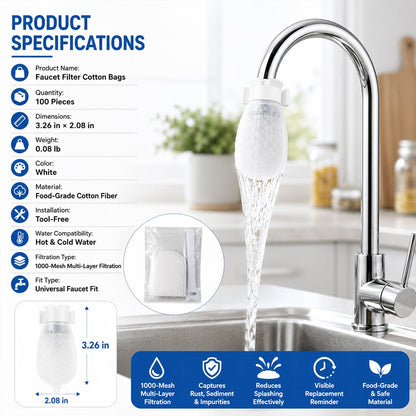 Faucet Filter Cotton Bags - Universal