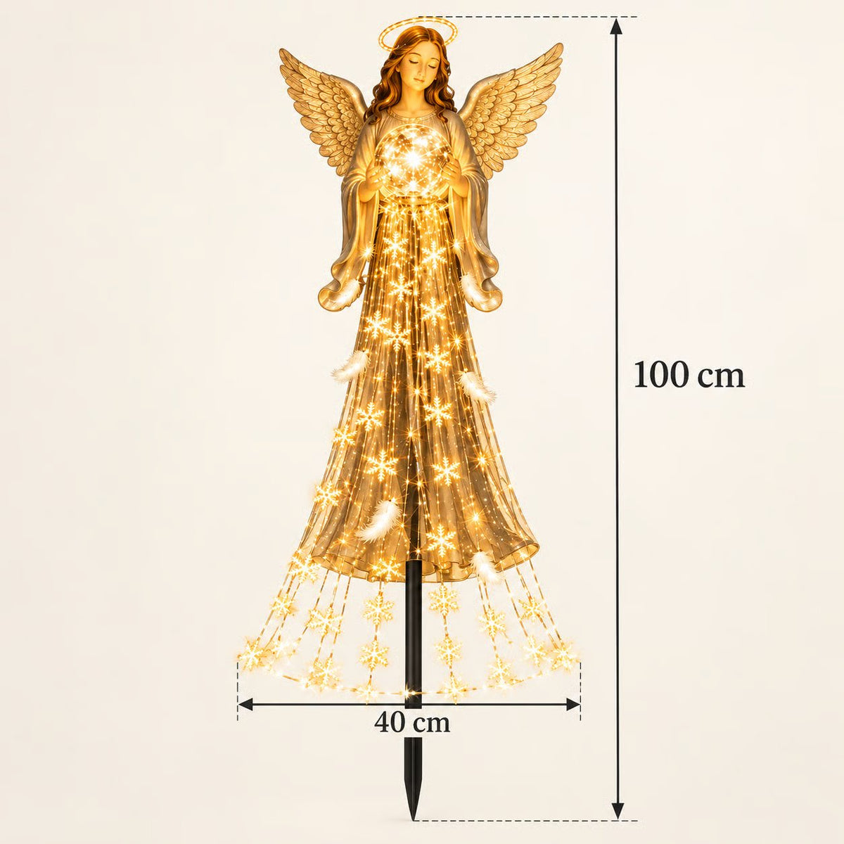 Solar Angel Remembrance Garden Light