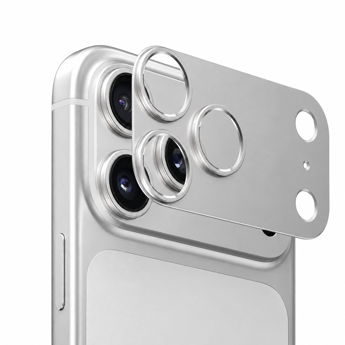 iPhone 18/17 Camera Lens Protector, 9H Tempered Glass AR Anti-Glare Full Coverage