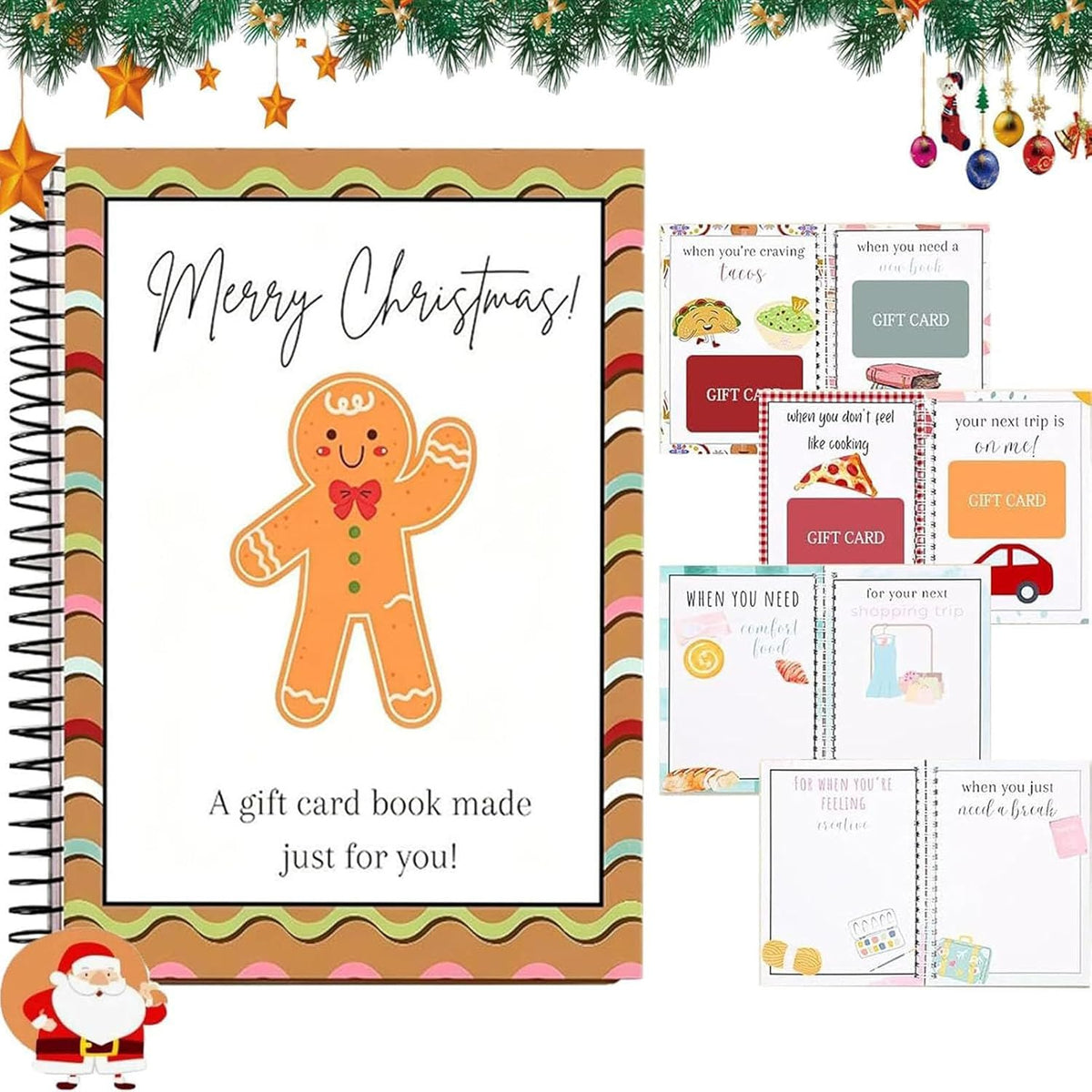 Christmas Gift Card Book