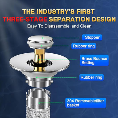 Effortlessly Filter, Block, and Protect Your Sinks from Debris and Clogs | BUNDLE OFFER