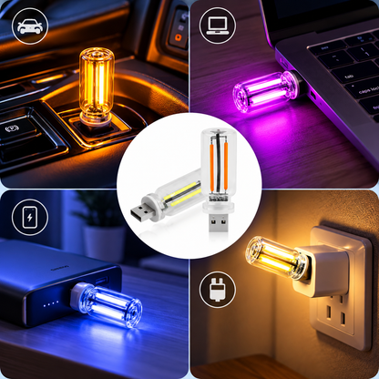 Dimmable USB Car Night Light | Touch-Control LED Accent Light, product image 5