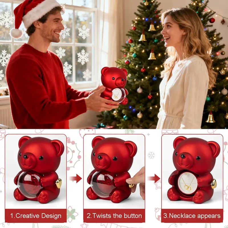 💕Everlasting Rose Teddy Bear - A romantic gift