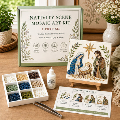 Faith-Inspired Sea Glass Art Kit – Beginner-Friendly