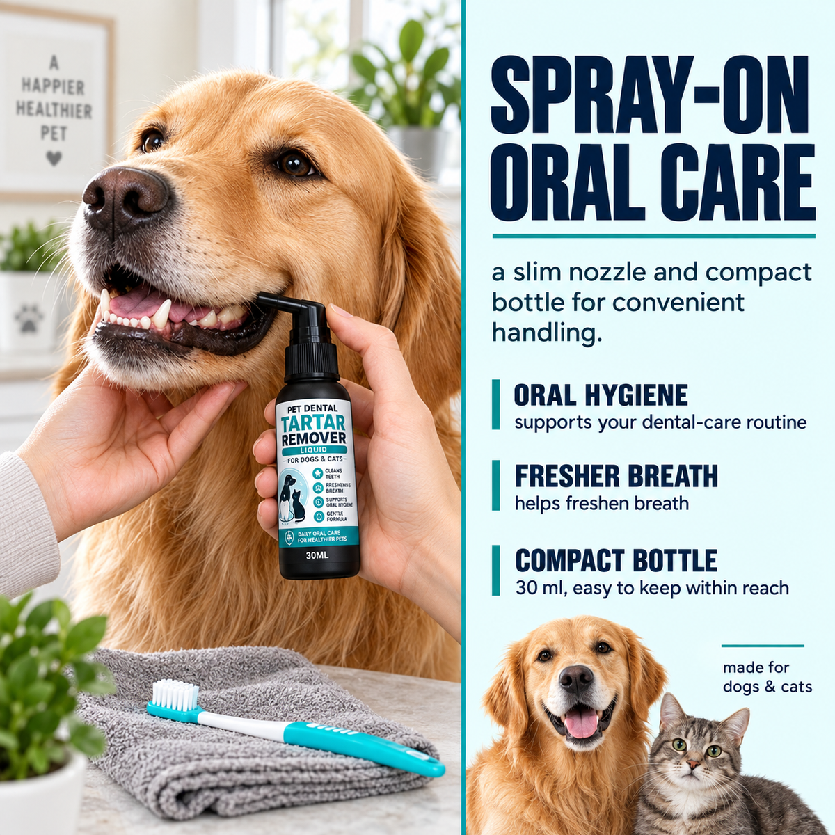 🐾Gentle Pet Dental Cleaning Spray