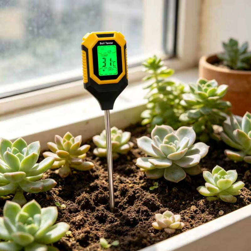 4-in-1 Soil Moisture Meter Ph Tester