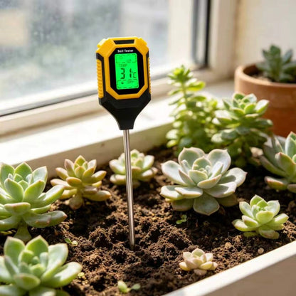 4-in-1 Soil Moisture Meter Ph Tester