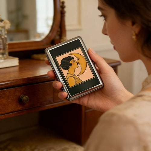 Vintage Art Deco Versatile Card & Cash Case With RFID Protection