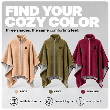 Wearable Heated Blanket Shawl | Portable USB-Powered Warmth for Home, Work & Outdoors