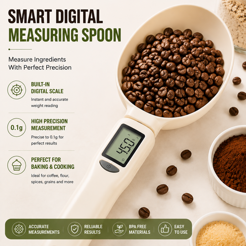 🥄 Smart Digital Measuring Spoon Scale – Precision Cooking & Baking Made Easy