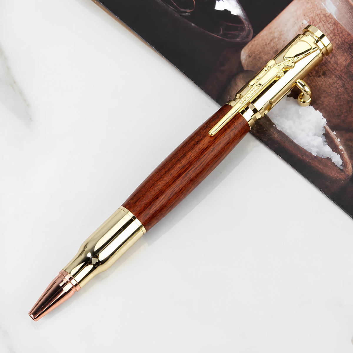 🖊 Bolt Action Wooden Bullet Pen | Crafted From Real Wood