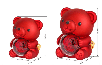 💕Everlasting Rose Teddy Bear - A romantic gift
