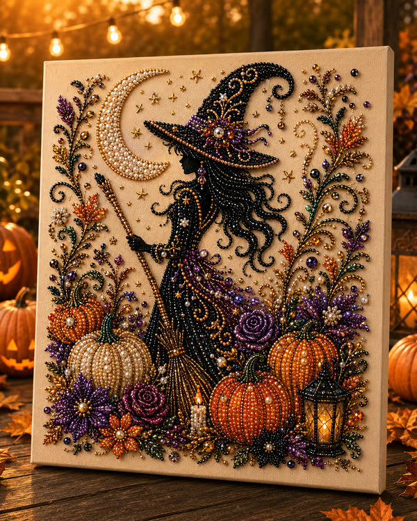 Pearl Art DIY Kit – Turn Tiny Pearls into Spooky-Cute Magic