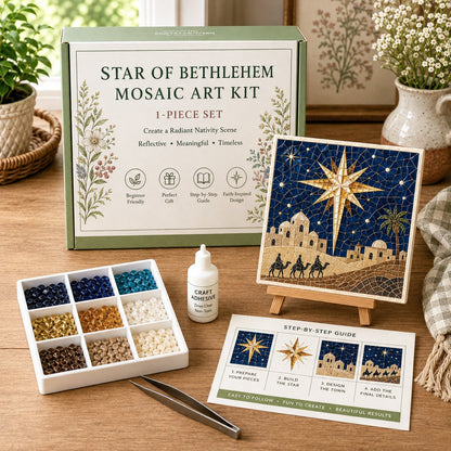 Faith-Inspired Sea Glass Art Kit – Beginner-Friendly