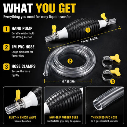 ⛽Manual Siphon Pump Kit