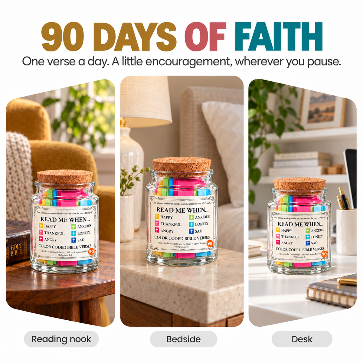 90 Day Bible Verses Jar