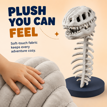 Kids’ Plush Dinosaur Skeleton Halloween Costume
