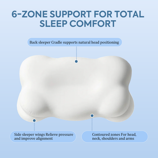 Soft Support Memory Foam Pillow for Gentle, Restful Sleep
