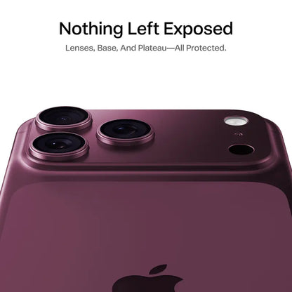 iPhone 18/17 Camera Lens Protector, 9H Tempered Glass AR Anti-Glare Full Coverage