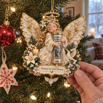 👼🎄Christmas Angel Cash Holder Ornament