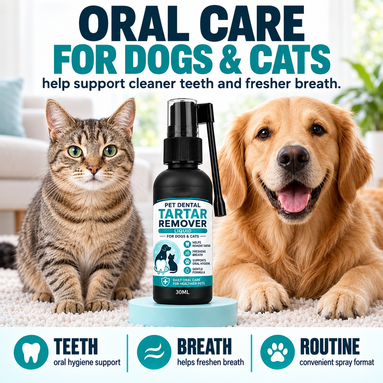🐾Gentle Pet Dental Cleaning Spray