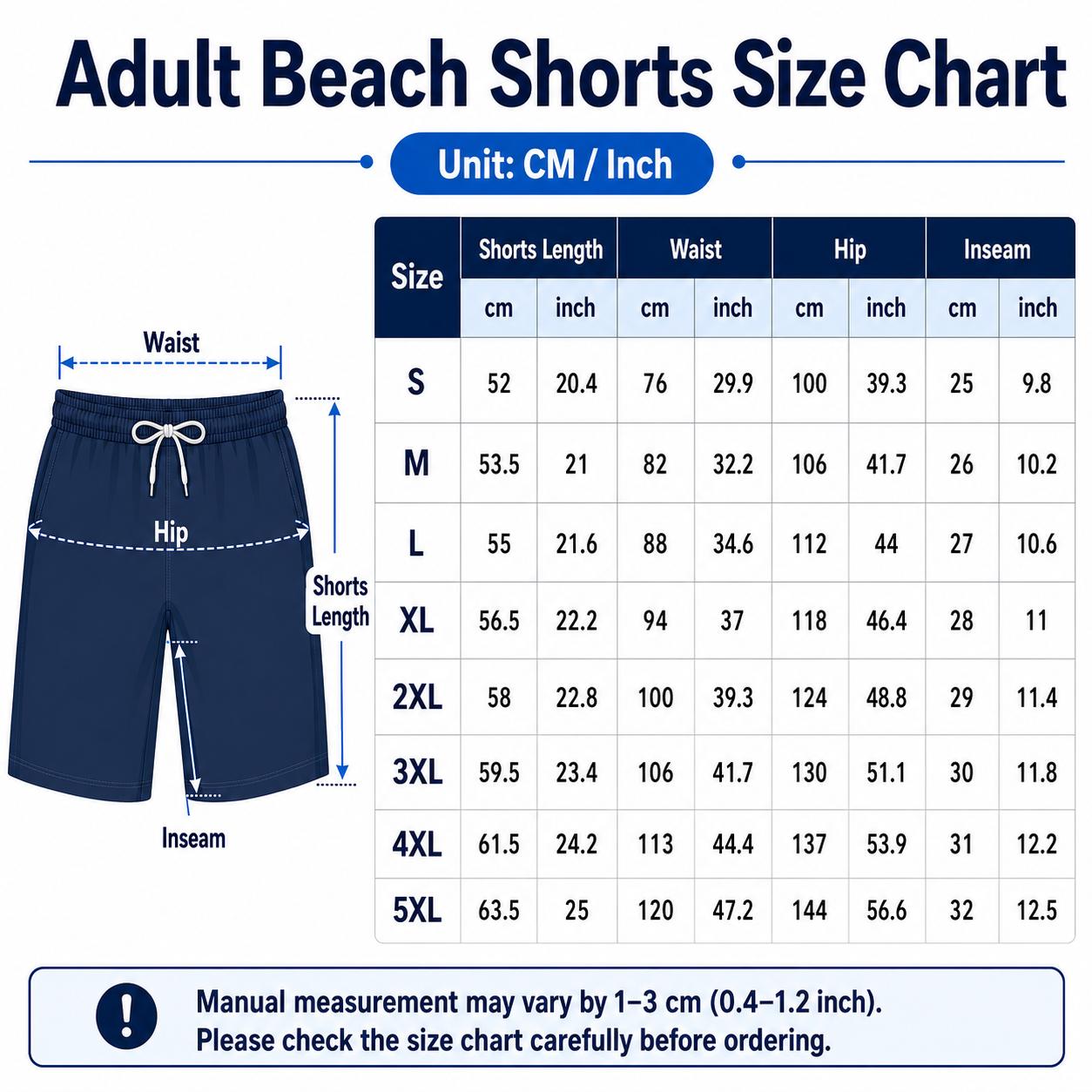 Funny Patriotic Men Swim Trunks - Personalized Birthday Gifts