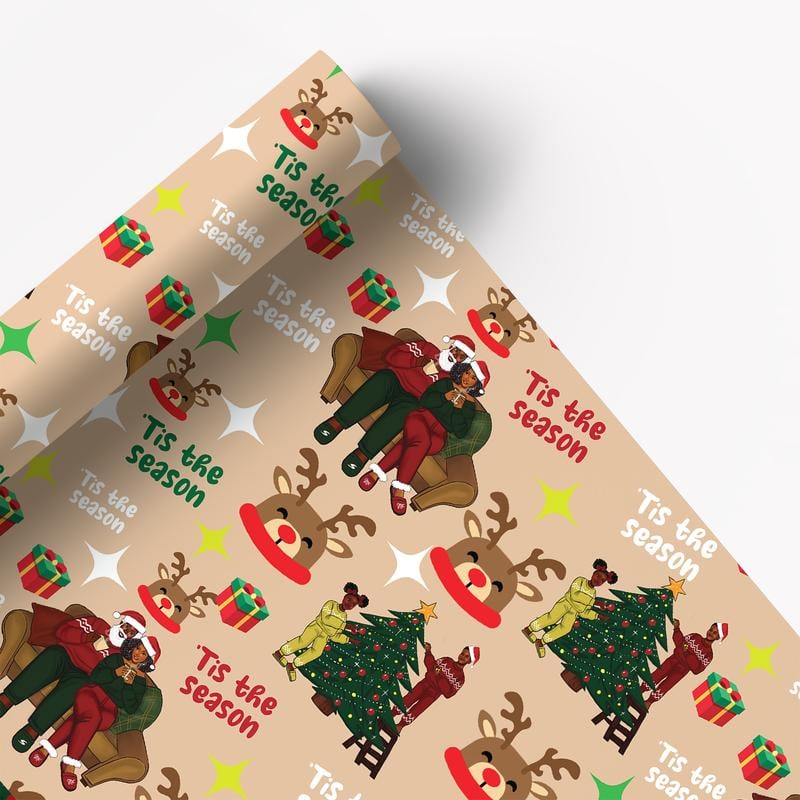 🎄⏰Christmas Flash Sales 50% OFF🎅🏾🤶🏾Christmas Wrapping paper