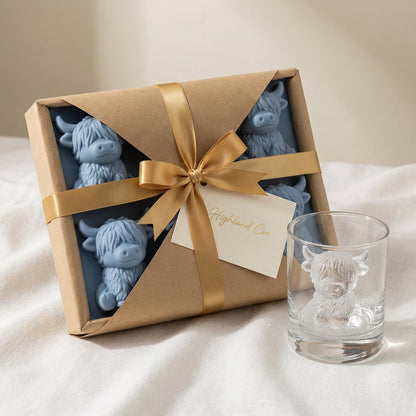🐇🐰 Mini Highland Cow/Rabbit Ice Cube Mold – Cute 3D Ice for Drinks, Parties & Gifts