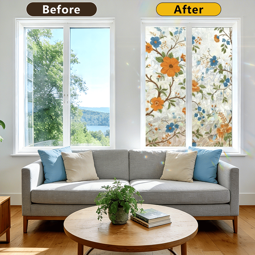 🌸 Botanical Window Decals
