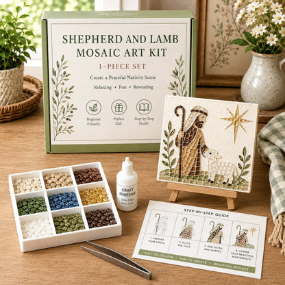 Faith-Inspired Sea Glass Art Kit – Beginner-Friendly