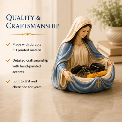Handmade Virgin Mary Catch-All Bowl