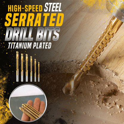 High-Speed Steel Drill Bit Set 🧰 Titanium-Coated & Multi-Material Ready