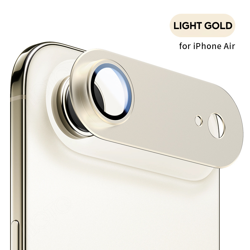 iPhone 17/Air/17 Pro/17 Pro Max Camera Lens Protector, 9H Tempered Glass AR Anti-Glare Full Coverage
