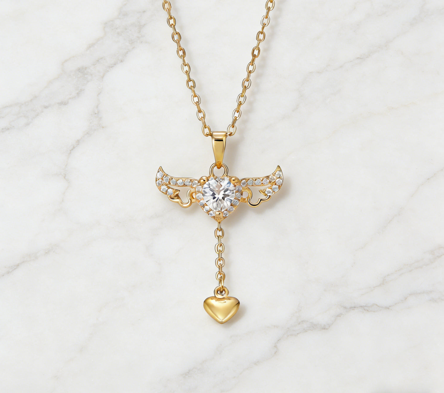 Angel Heart Necklaces for Women