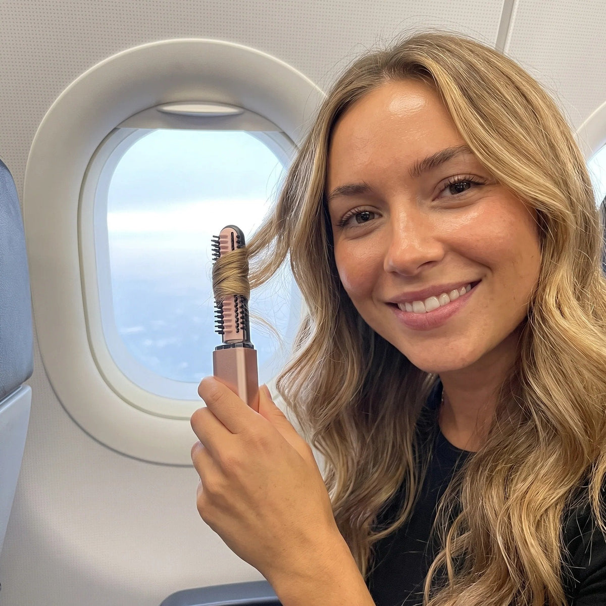 Cordless Mini Ceramic Hair Curler with USB-C Charging
