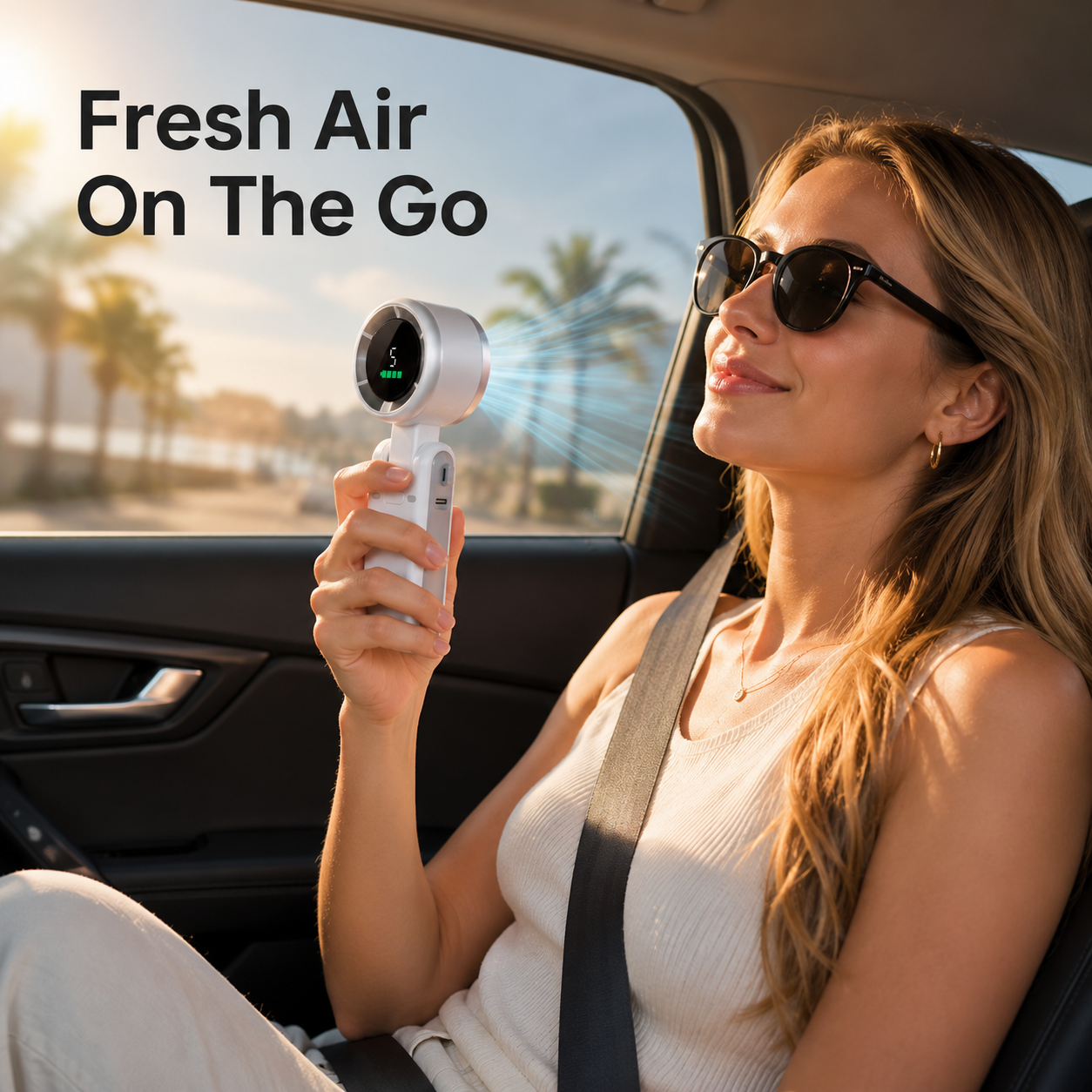 Foldable High-Speed Turbo Handheld Fan