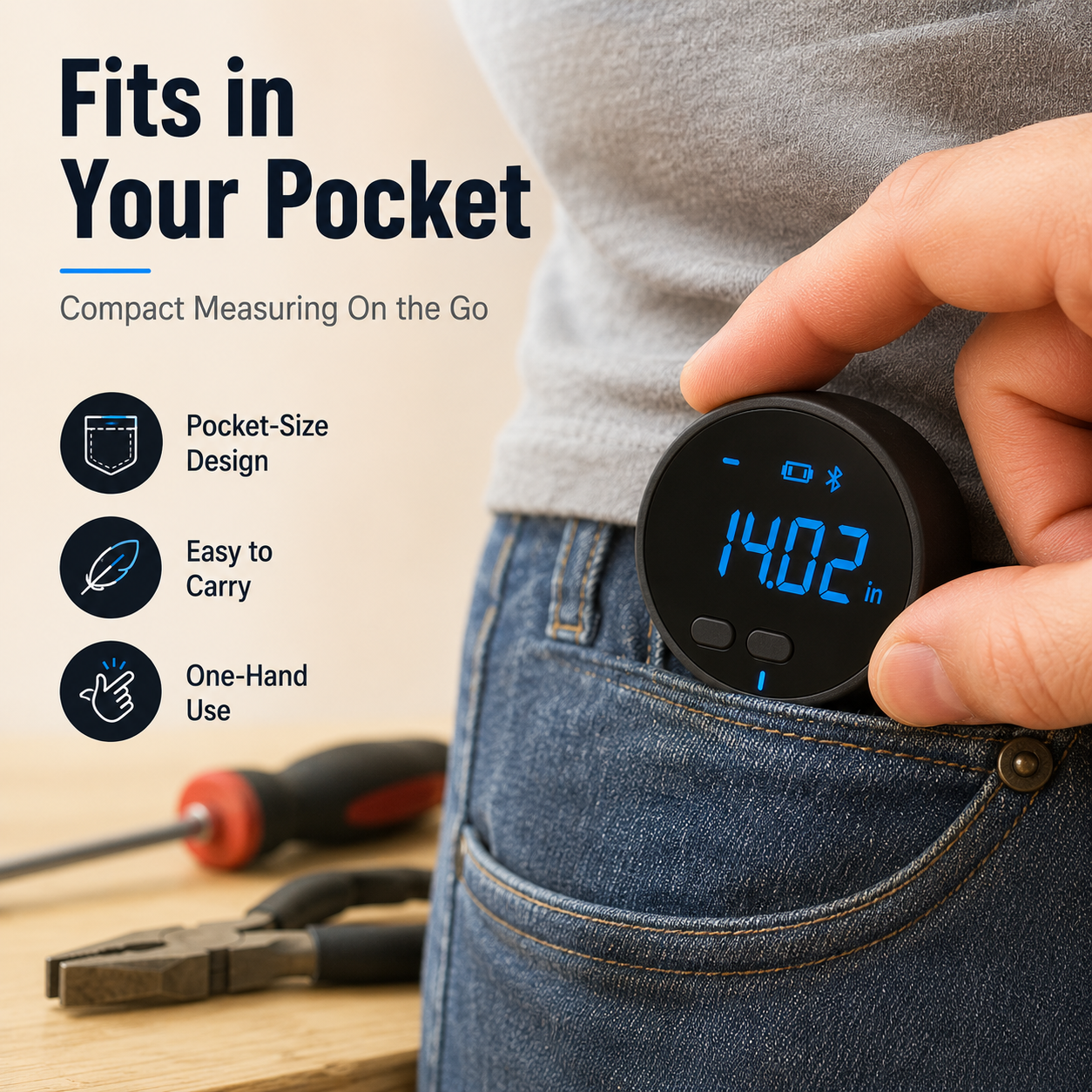 🔧 Digital Distance Measuring Wheel With LCD Display
