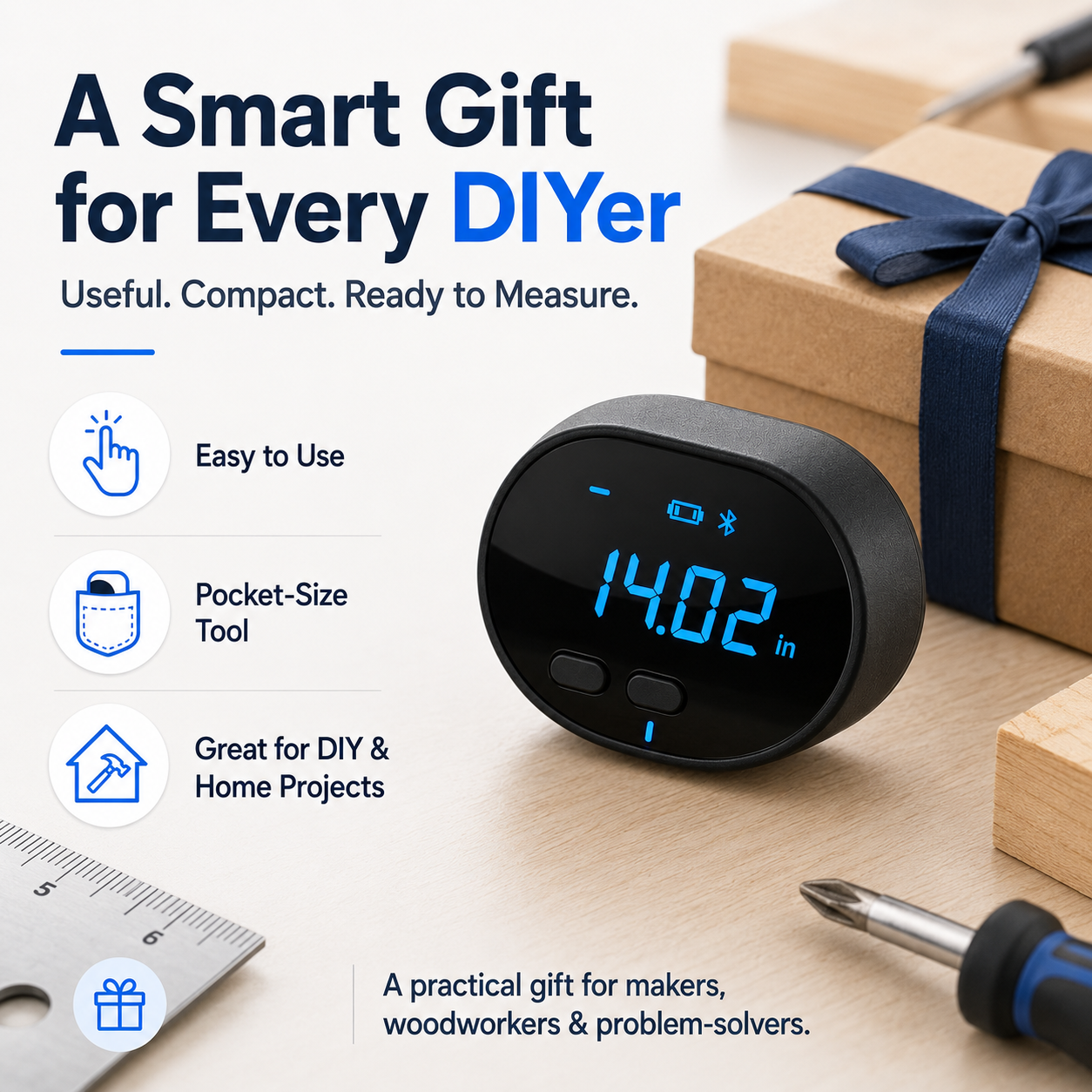 🔧 Digital Distance Measuring Wheel With LCD Display