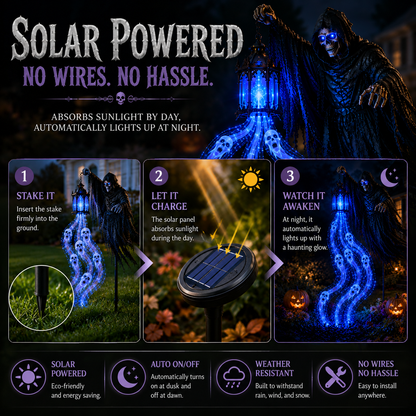 💀Halloween Soul Harvester Animated Garden Light