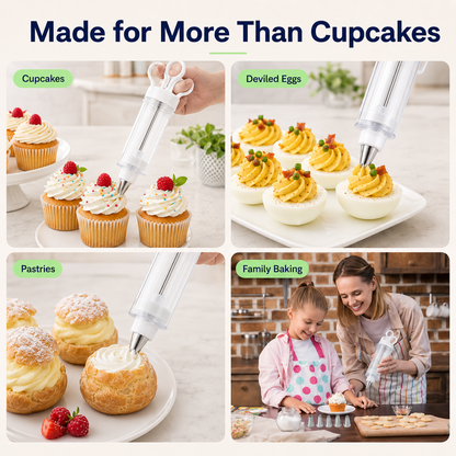 Stainless Steel Cake Decorating Gun Kit