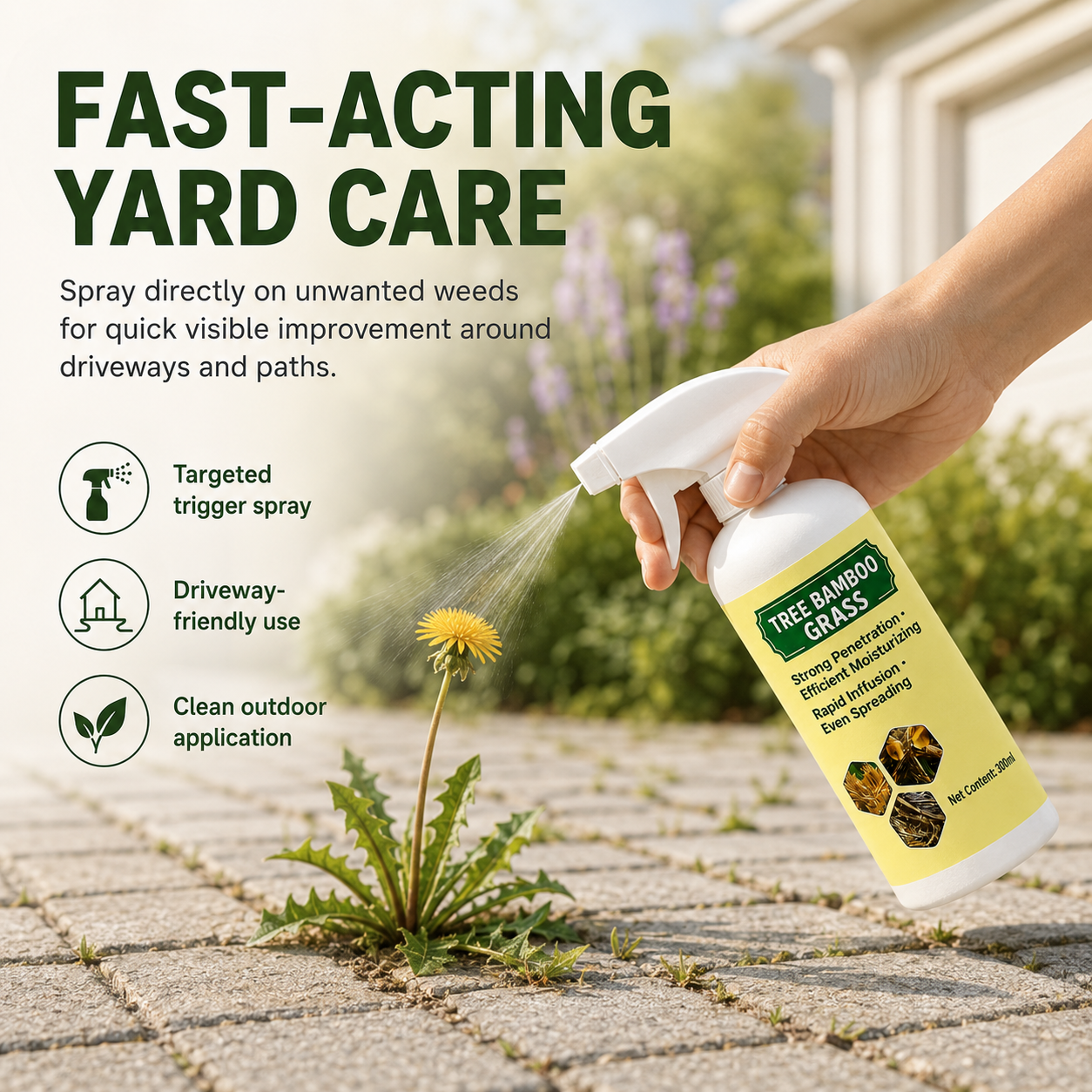 2026 SALE - Fast-Acting Natural Weed & Grass Killer Spray