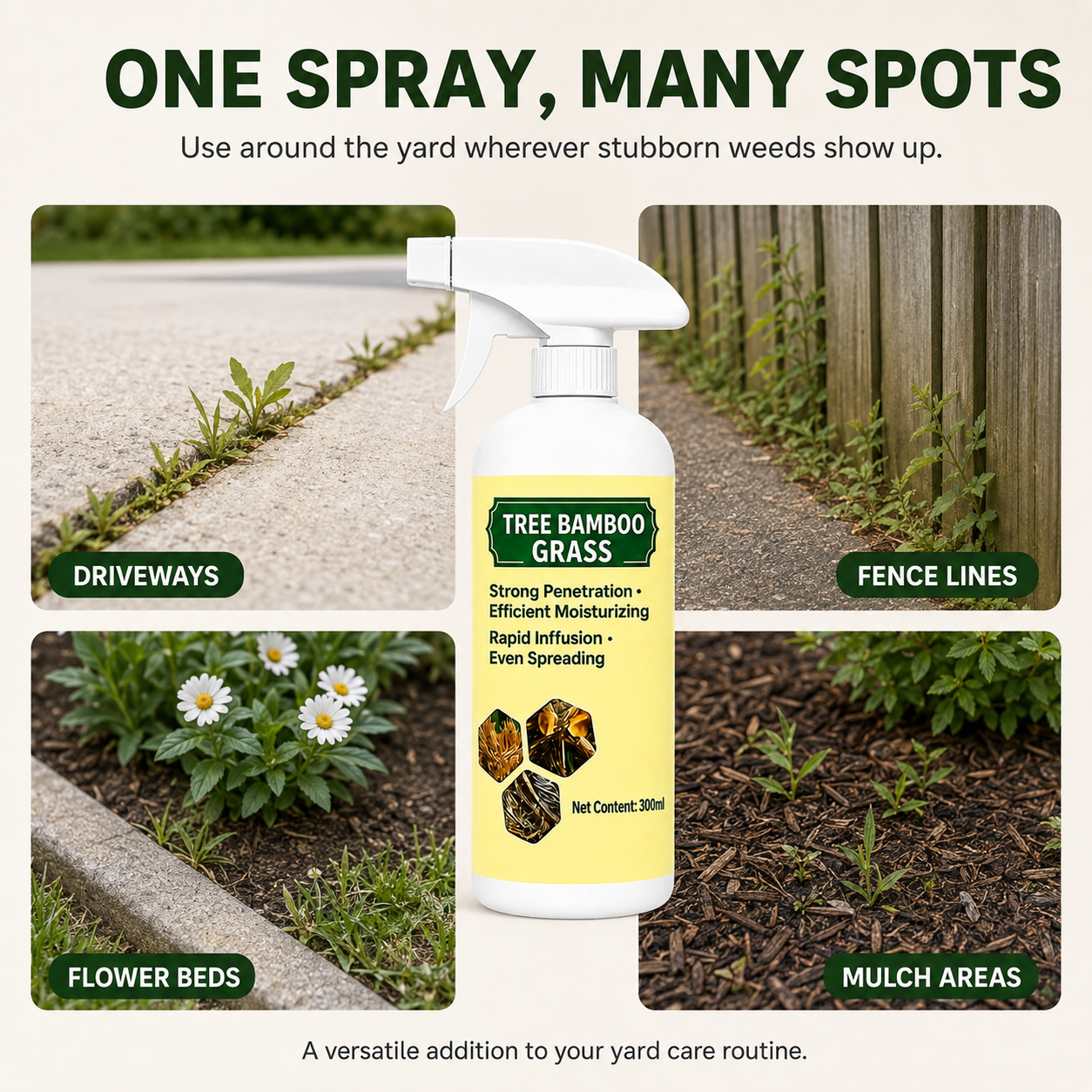 2026 SALE - Fast-Acting Natural Weed & Grass Killer Spray