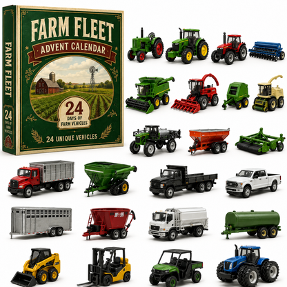 🚜Build the Fleet Collection 24-Day Vehicle Advent Calendar Series
