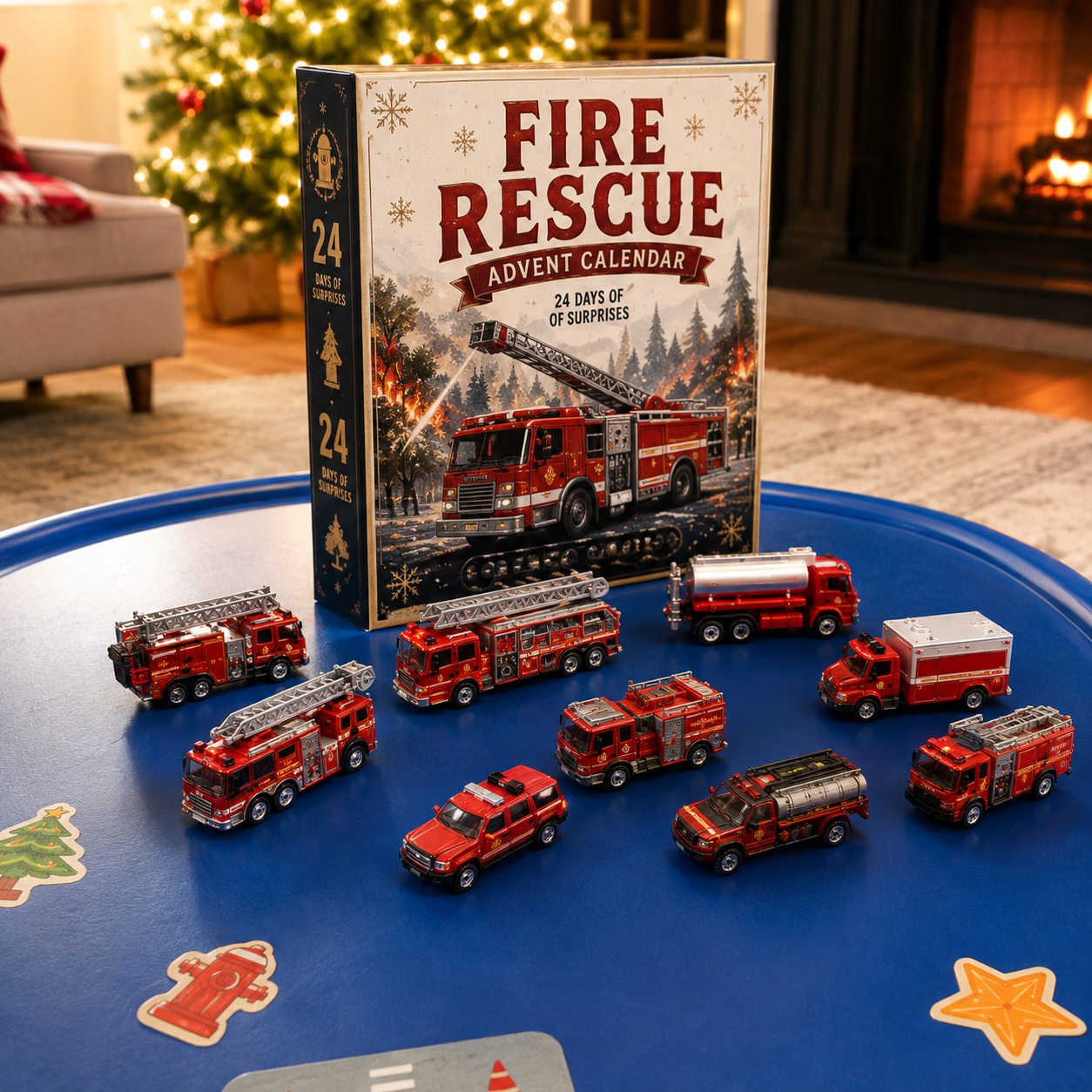 🚜Build the Fleet Collection 24-Day Vehicle Advent Calendar Series
