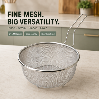 Stainless Steel Sieve with Handle🥄