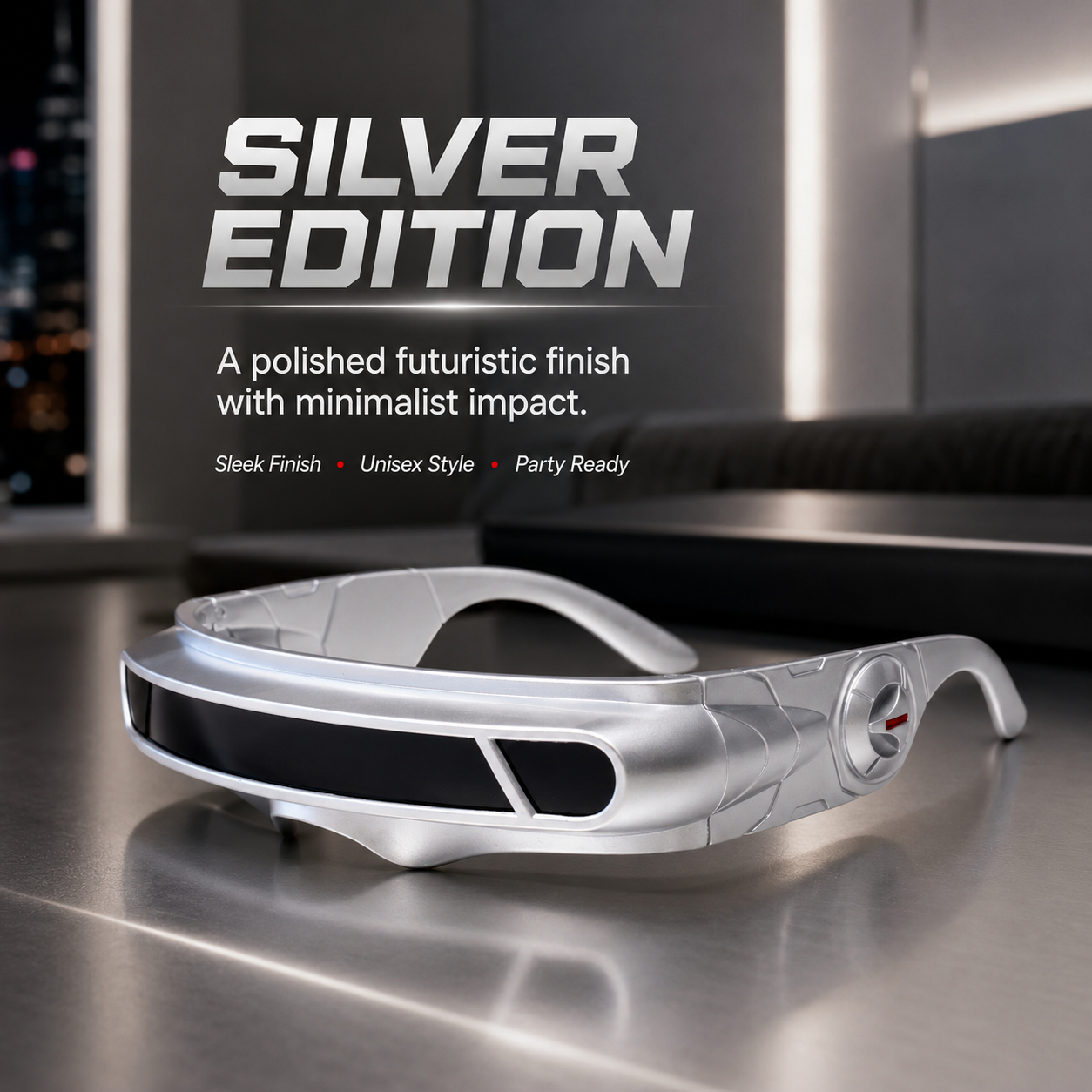 X-Energy Sunglasses Future Hero Visor Cyberpunk Eyewear Props