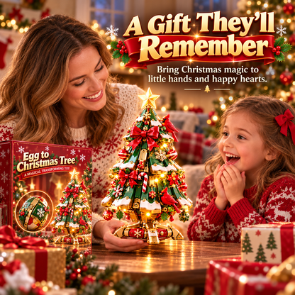 Transforming Egg-to-Christmas Tree Decor