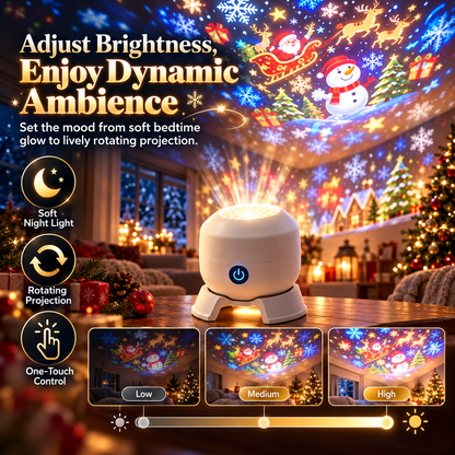 ✨Christmas Rotating Projector Light