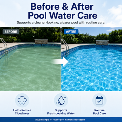 Pool Cleaning Tablets for Crystal Clear Water