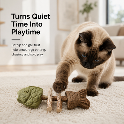 Catnip & Silvervine Chew